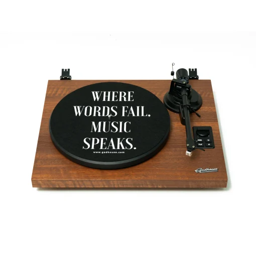 เครื่องเล่นแผ่นเสียง Gadhouse HENRY Hi-fi Turntable with Bookshelf Speakers (New) - Image 13