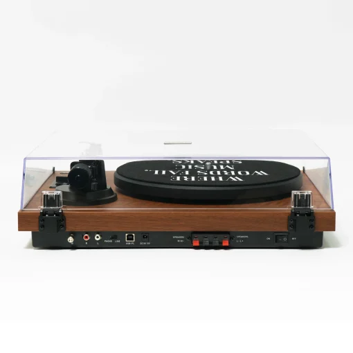 เครื่องเล่นแผ่นเสียง Gadhouse HENRY Hi-fi Turntable with Bookshelf Speakers (New) - Image 12