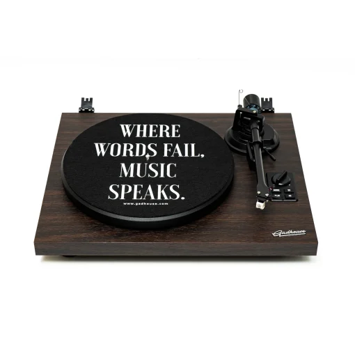 เครื่องเล่นแผ่นเสียง Gadhouse HENRY Hi-fi Turntable with Bookshelf Speakers (New) - Image 6