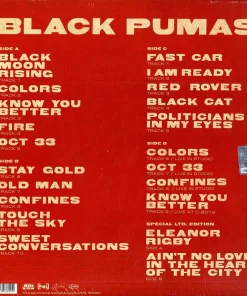 Black Pumas – Black Pumas (Gold + Black/Red Combo Coloured Vinyl)