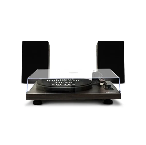 เครื่องเล่นแผ่นเสียง Gadhouse HENRY Hi-fi Turntable with Bookshelf Speakers (New) - Image 7