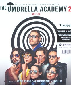 Jeff Russo & Perrine Virgile – The Umbrella Academy 2 OST. (Black & White Split Colored Vinyl)