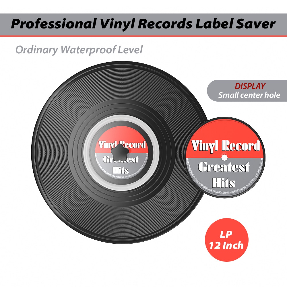 Record Label Protector 12 Inch LP White (New) Chiva Record (ชีวา เรคคอร์ด)