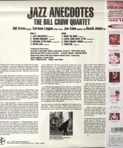 The Bill Crow Quartet – Jazz Anecdotes