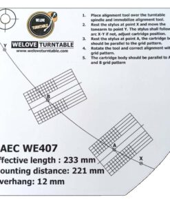 แผ่น PVC Set Up หัวเข็ม SAEC WE407 (New)
