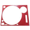Technics Red Face Plate For SL-1200 MKII (New) - Image 2