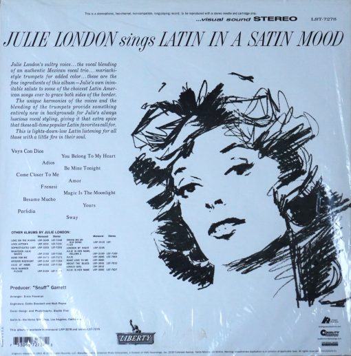 Julie London - Julie London Sings Latin In A Satin Mood - Image 2