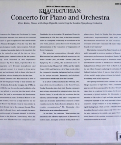 Khachaturian – Concerto for Piano and Orchestra
