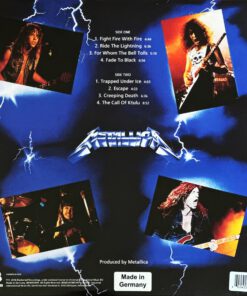 Metallica – Ride The Lightning (Clear Electrice Blue Vinyl)