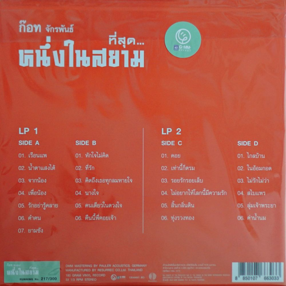 ก๊อท จักรพันธ์ - ที่สุด...หนึ่งในสยาม - Image 2