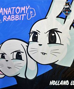 Anatomy Rabbit – Holland Lop (White&Blue Mixed Vinyl)