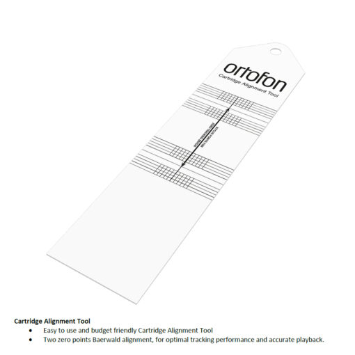 แผ่น Set Up หัวเข็ม Ortofon Cartridge Alignment Tool (New)