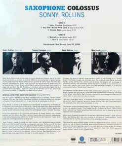 Sonny Rollins – Saxophone Colossus (Blue Vinyl)