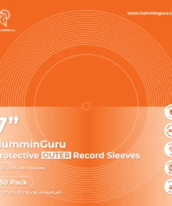 ซองนอก 7 นิ้ว HumminGuru Protective Outer Record Sleeves (New)