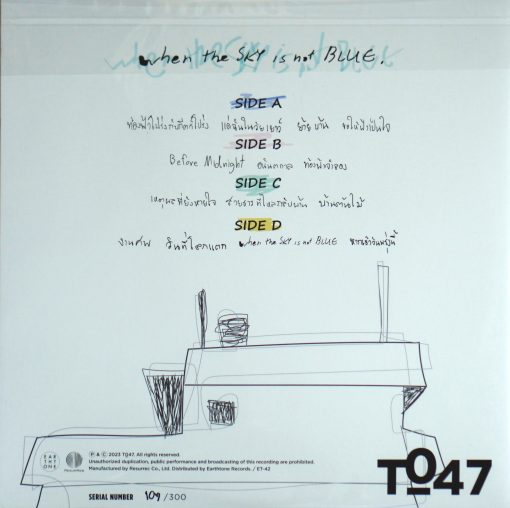 T_047 - When The Sky Is Not Blue (Blue/Pink Smoke In Trasparent Vinyl) - Image 2
