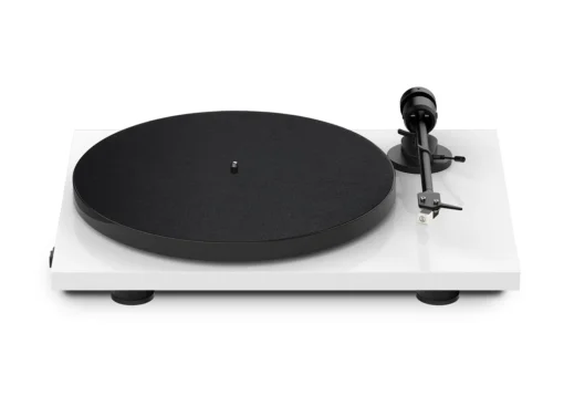 เครื่องเล่นแผ่นเสียง Pro-Ject E1 Phono Satin White + ลำโพง Elac Debut ConneX  (New) - Image 2