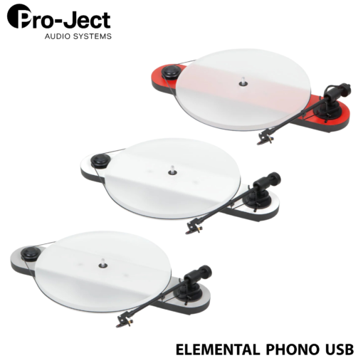 เครื่องเล่นแผ่นเสียง Pro-Ject Elemental Phono USB (New)