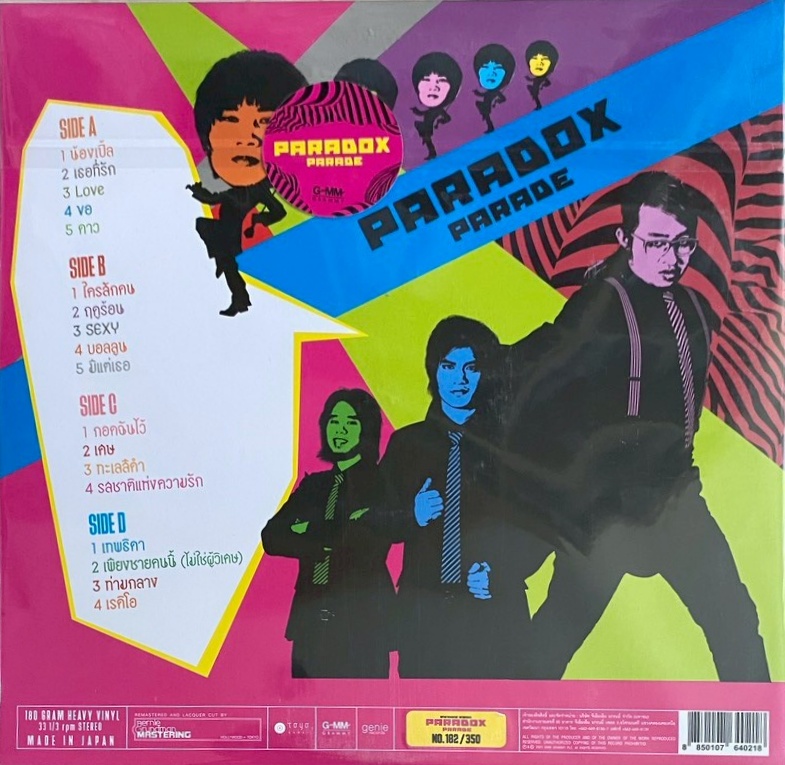 Paradox - Parade (Pink And Yellow Vinyl) - Image 2