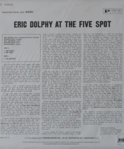 Eric Dolphy ‎- At The Five Spot, Volume 1.