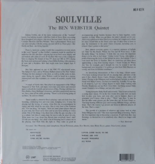 Ben Webster Quintet -Soulville - Image 2