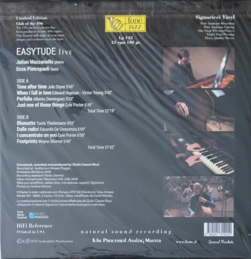 Julian Oliver Mazzariello, Enzo Pietropaoli - Easytude Live - Image 2