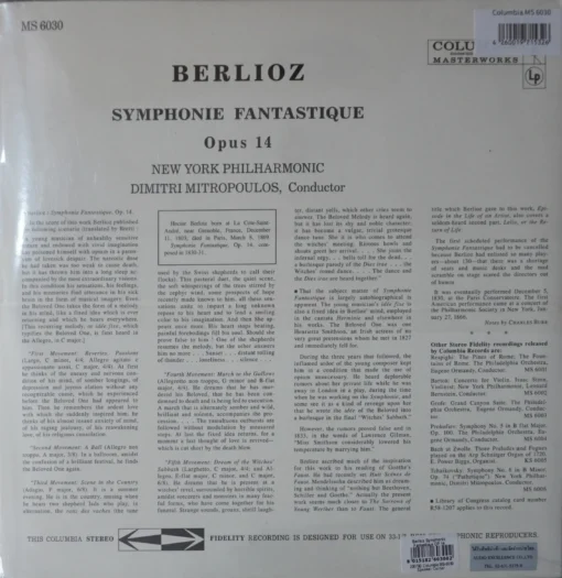 Dimitri Mitropoulos, Hector Berlioz - Symphonie Fantastique Op. 14 - Image 2