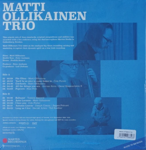 Matti Ollikainen, Peter Axelsson - Matti Ollikainen Trio, Analogue Adventures - Image 2