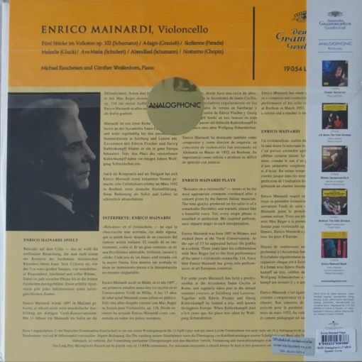 Enrico Mainardi - Enrico Mainardi Spielt - Image 2