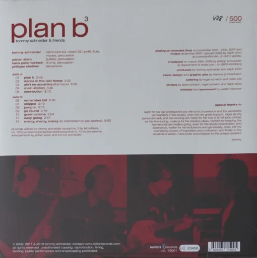 Tommy Schneider & Friends - Plan B3 - Image 2