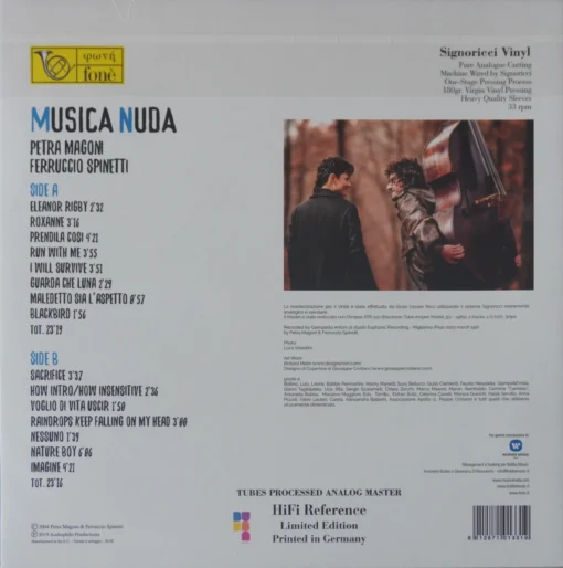 Petra Magoni, Ferruccio Spinetti - Musica Nuda - Image 2