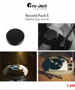 ที่ทับแผ่นเสียง Pro-Ject Record Puck E Black (New)