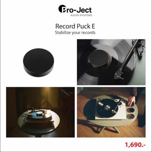 ที่ทับแผ่นเสียง Pro-Ject Record Puck E Black (New)