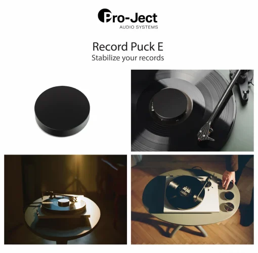 ที่ทับแผ่นเสียง Pro-Ject Record Puck E Black (New)
