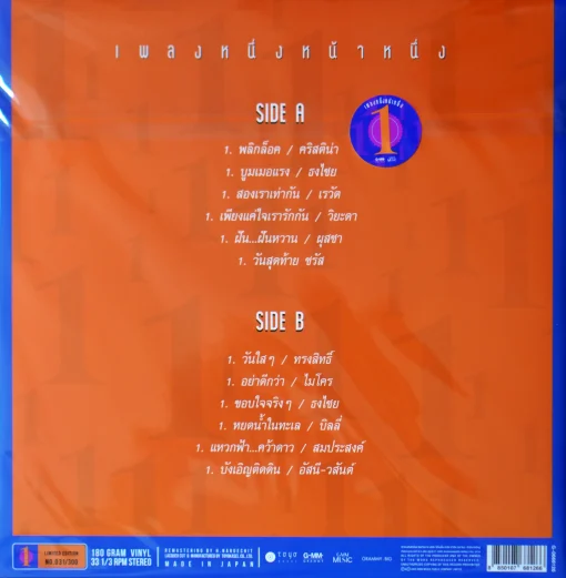 รวมศิลปิน - เพลงหนึ่งหน้าหนึ่ง - Image 2