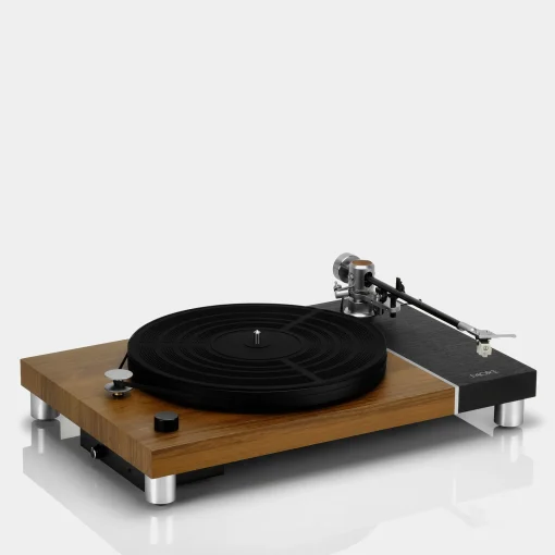 เครื่องเล่นแผ่นเสียง Jasmine More HiFi Turntable with Speaker (New) - Image 3