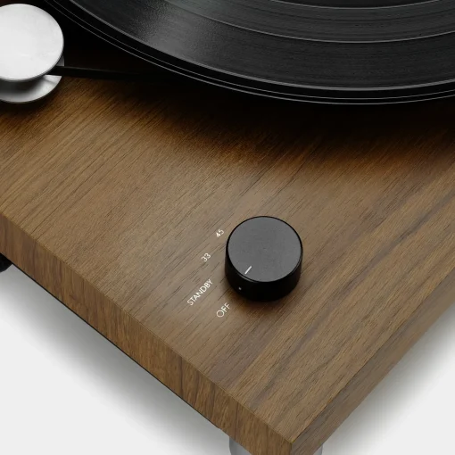 เครื่องเล่นแผ่นเสียง Jasmine More HiFi Turntable with Speaker (New) - Image 5