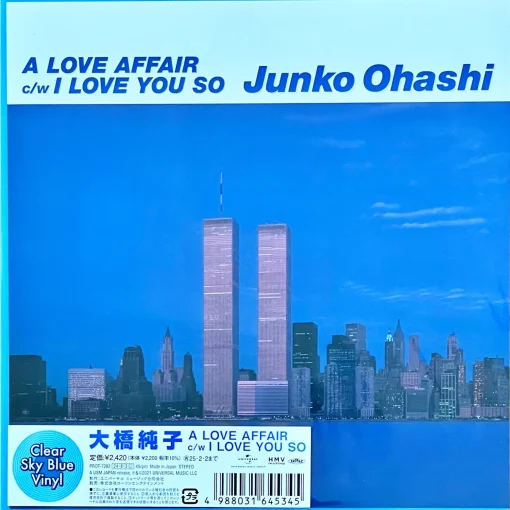 Junko Ohashi - A Love Affair / I Love You So (7 Inch) (Clear Sky Blue Vinyl)
