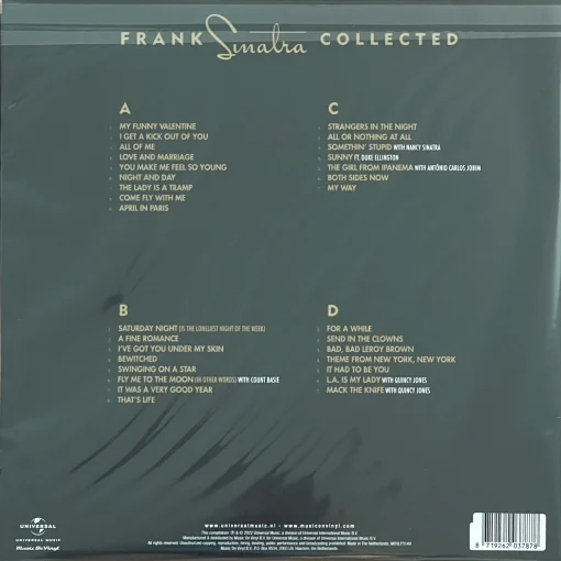 Frank Sinatra - Collected (Translucent Blue Coloured Vinyl) - Image 2