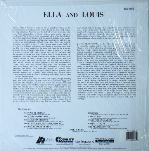 Ella Fitzgerald & Louis Armstrong - Ella & Louis - Image 2