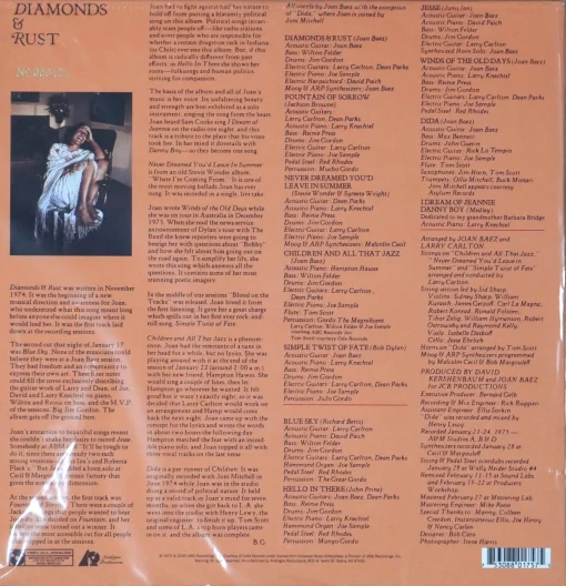 Joan Baez - Diamonds & Rust - Image 2