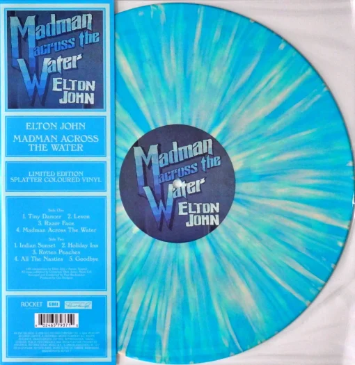 Elton John - Madman Across The Water (Blue Splatter Vinyl)
