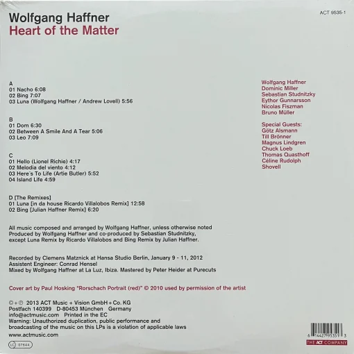 Wolfgang Haffner - Heart Of The Matter - Image 2