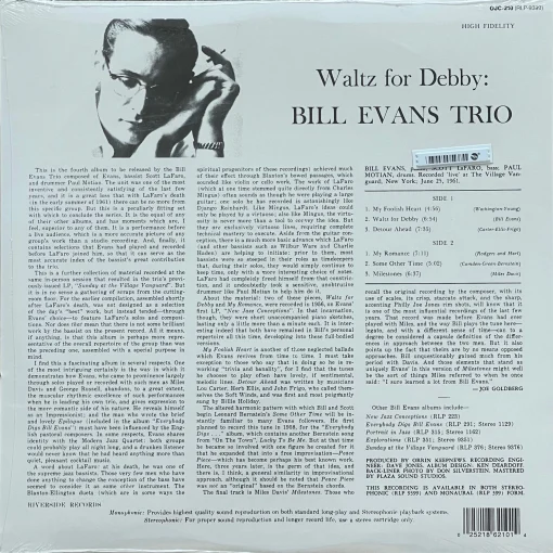 Bill Evans Trio - Waltz For Debby - Image 2