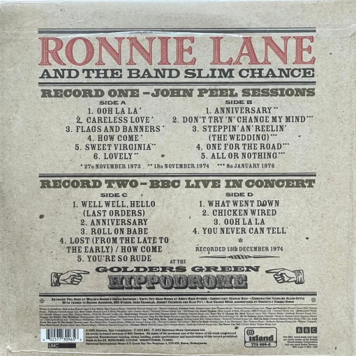 Ronnie Lane & Slim Chance - At the BBC (Color Vinyl) - Image 2