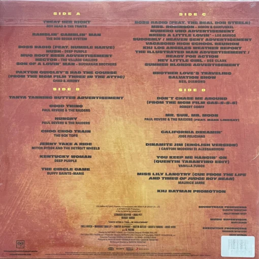 Once Upon A Time In Hollywood (Original Motion Picture Soundtrack) (Orange Vinyl) - Image 2