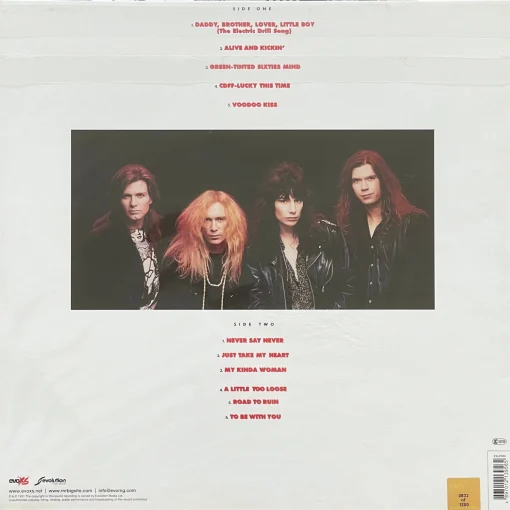 Mr.Big - Lean Into It (Red Vinyl) - Image 2