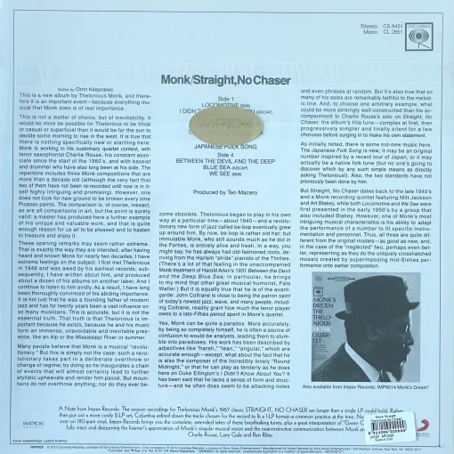 Monk - Straight, No Chaser - Image 2