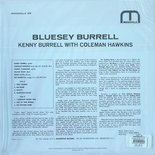 Kenny Burrell - Bluesy Burrell - Image 2