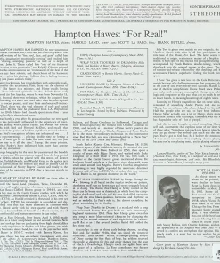 Hampton Hawes – For Real