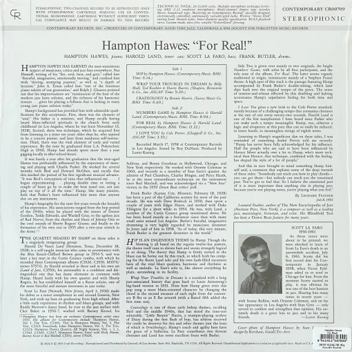 Hampton Hawes - For Real - Image 2